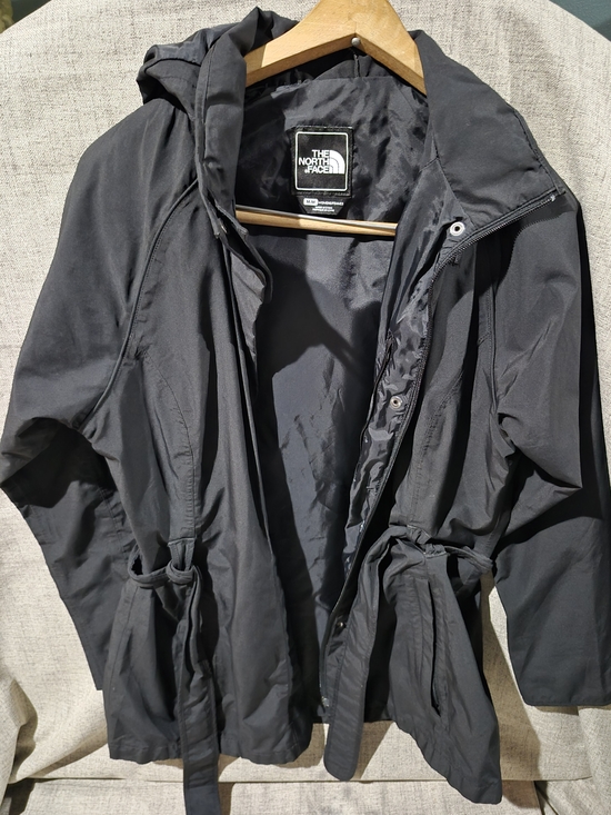 The North Face Jackets & Blazers - The North Face Women's Black Hooded Trench Coat /Belted